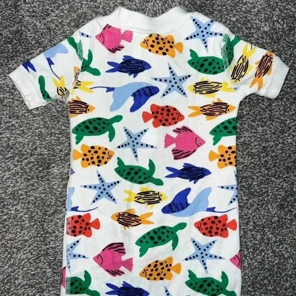 6-12 MONTHS SEA ROMPER HANNA ANDERSSON - Picture 9 of 9